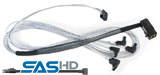 ACK-I-rA-HDmSAS-4rASATA-SB-.8M, sas cables, sas cable, SAS HD Cables | Microsemi