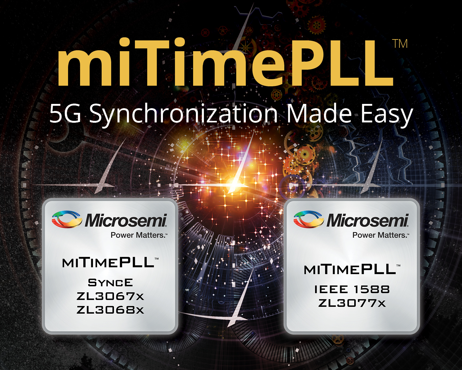 Advanced miTimePLL technology-5G Synchronization made easy