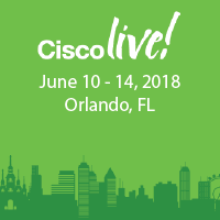 Cisco Live 2018